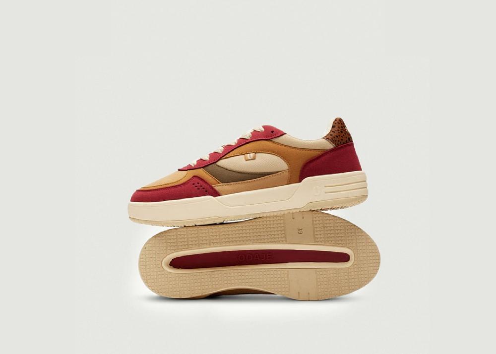 L'exception Baskets Basses Axelle Multicolore Odaje Ex M.Moustache