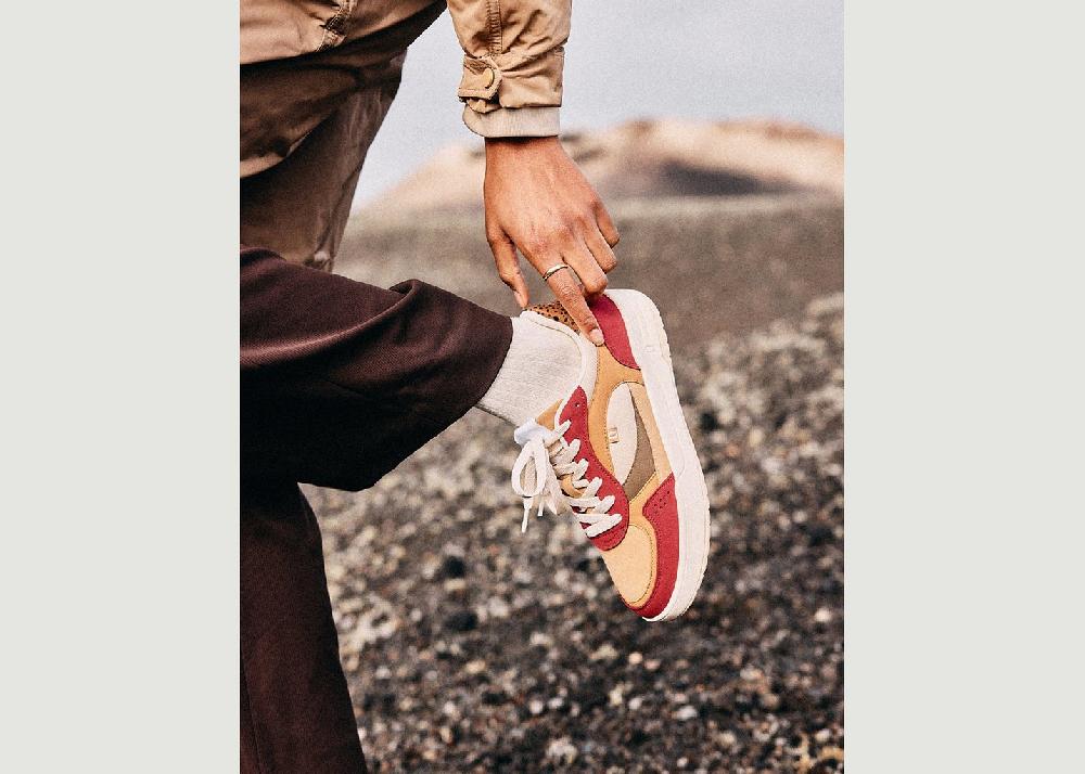 L'exception Baskets Basses Axelle Multicolore Odaje Ex M.Moustache