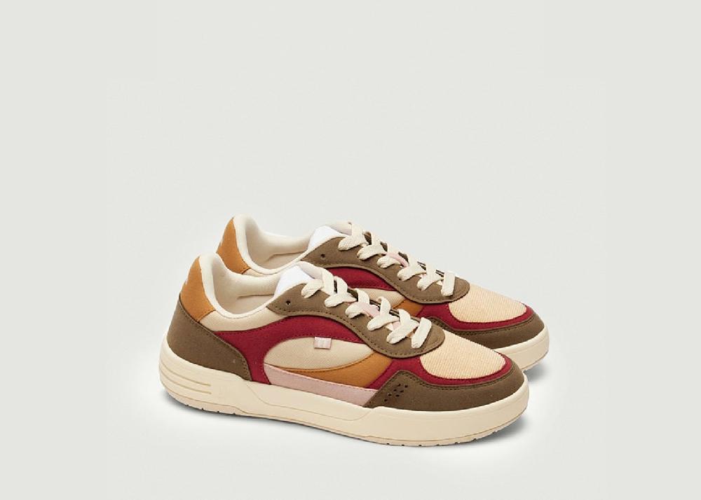 L'exception Baskets Basses Axelle Multicolore Odaje Ex M.Moustache