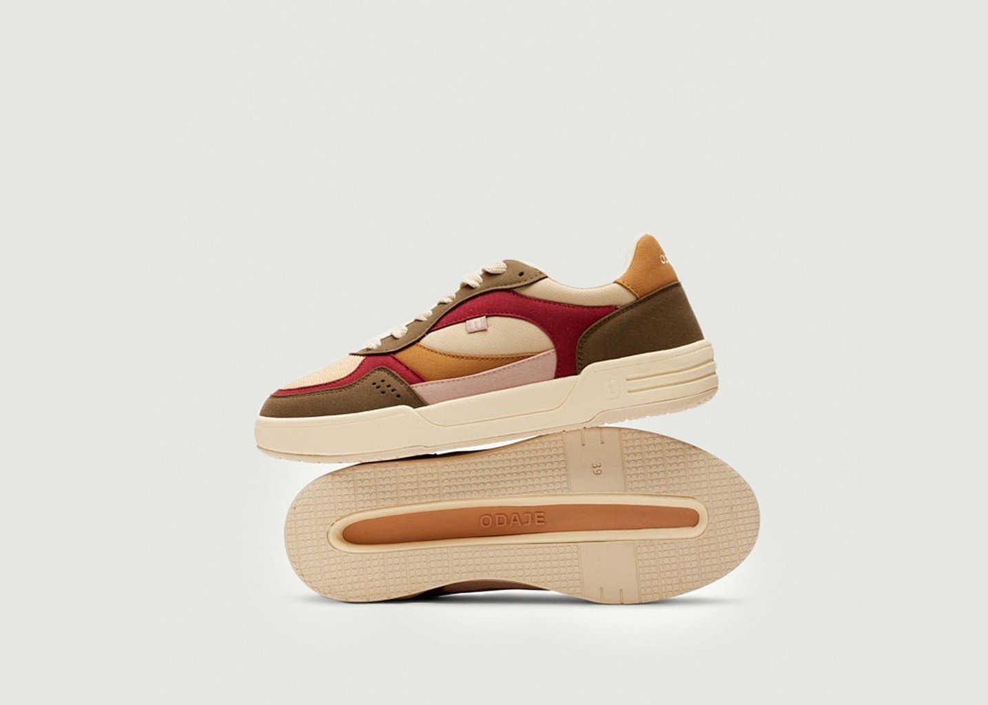 L'exception Baskets Basses Axelle Multicolore Odaje Ex M.Moustache
