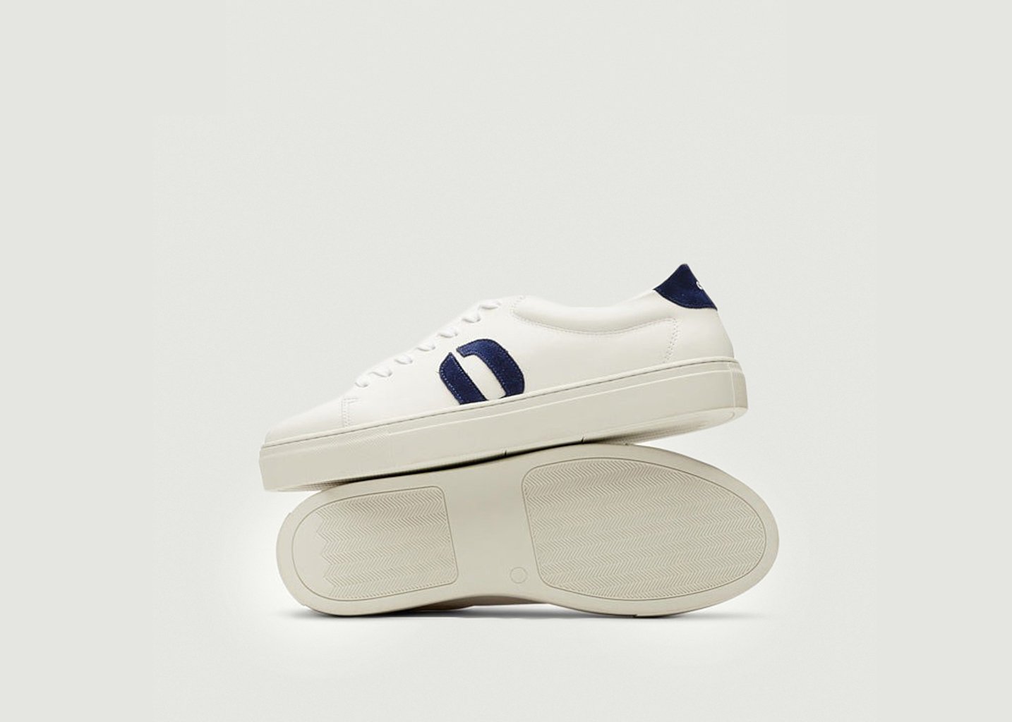 L'exception Baskets Basses Gabin Blanc Odaje Ex M.Moustache