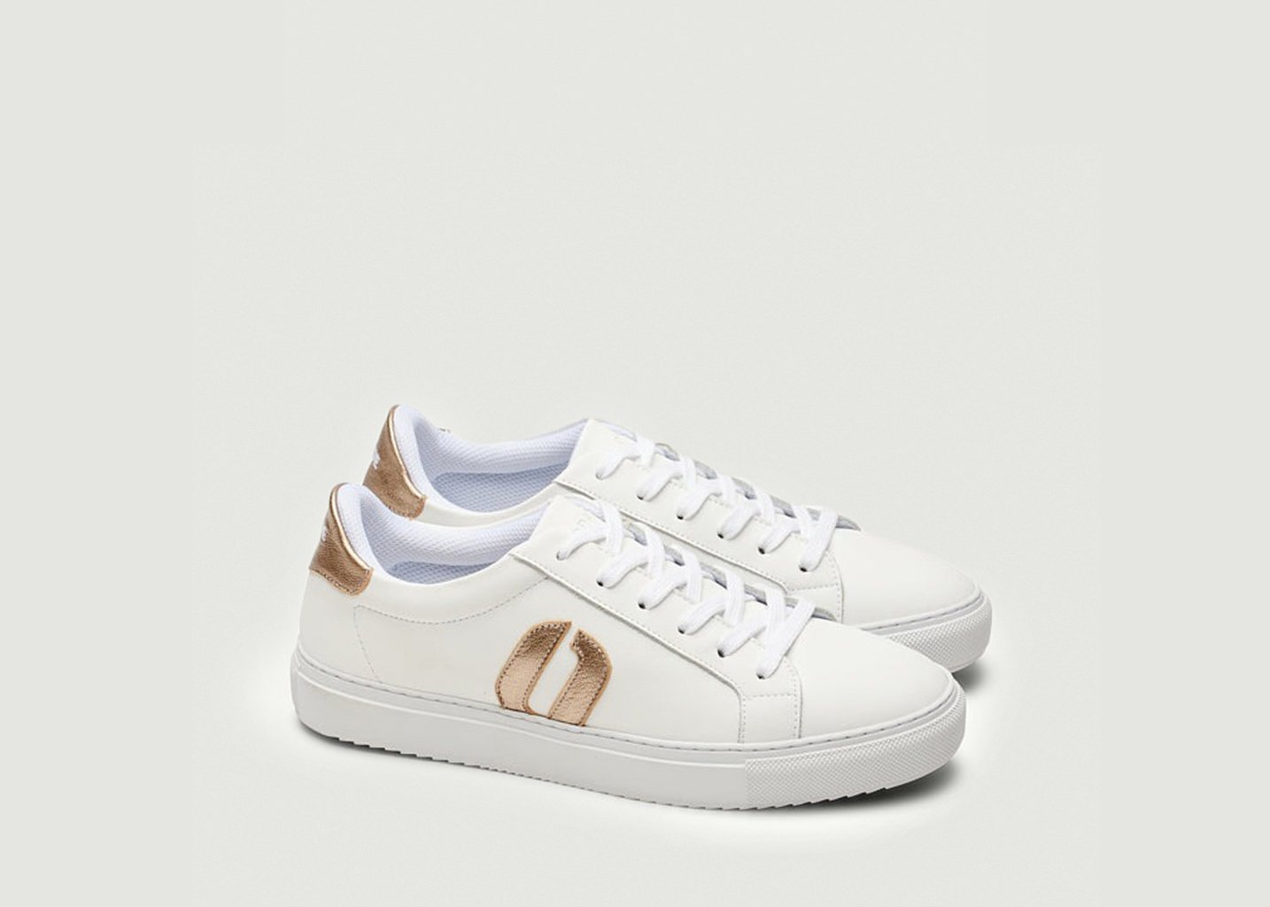 L'exception Baskets Basses Gloria Blanc Odaje Ex M.Moustache