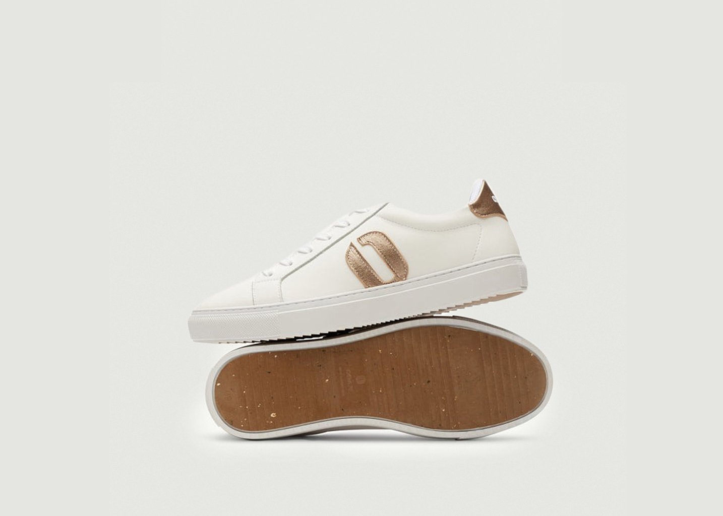 L'exception Baskets Basses Gloria Blanc Odaje Ex M.Moustache