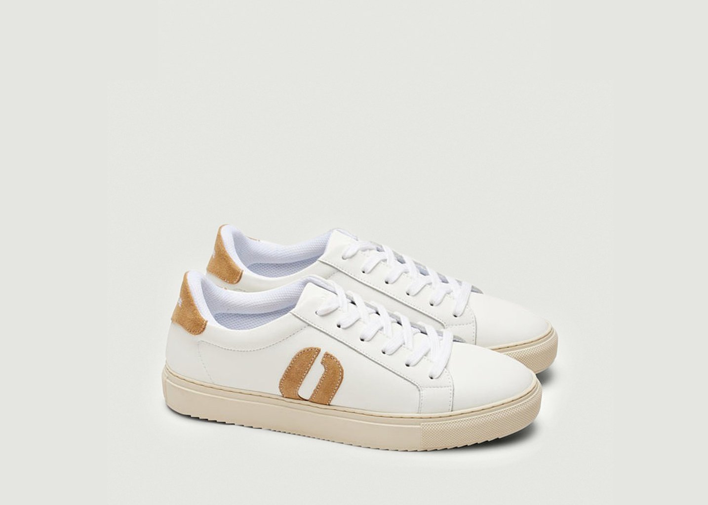 L'exception Baskets Basses Gloria Blanc Odaje Ex M.Moustache