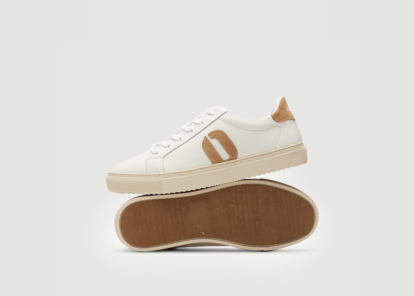 L'exception Baskets Basses Gloria Blanc Odaje Ex M.Moustache