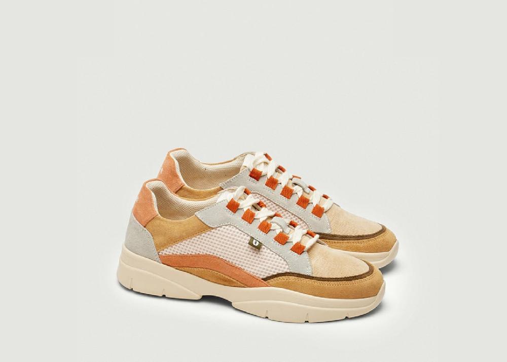 L'exception Baskets Basses Laura Multicolore Odaje Ex M.Moustache