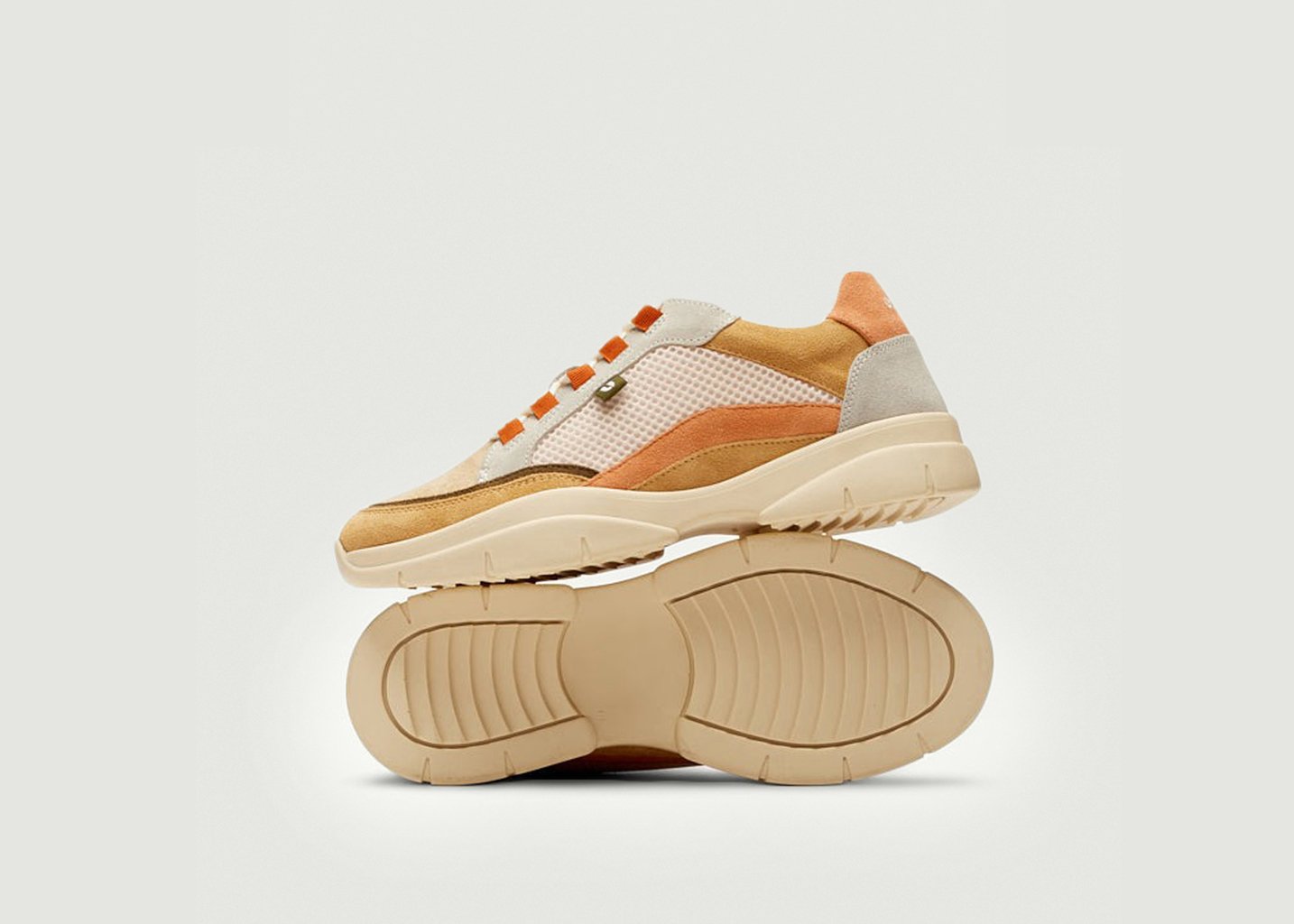 L'exception Baskets Basses Laura Multicolore Odaje Ex M.Moustache