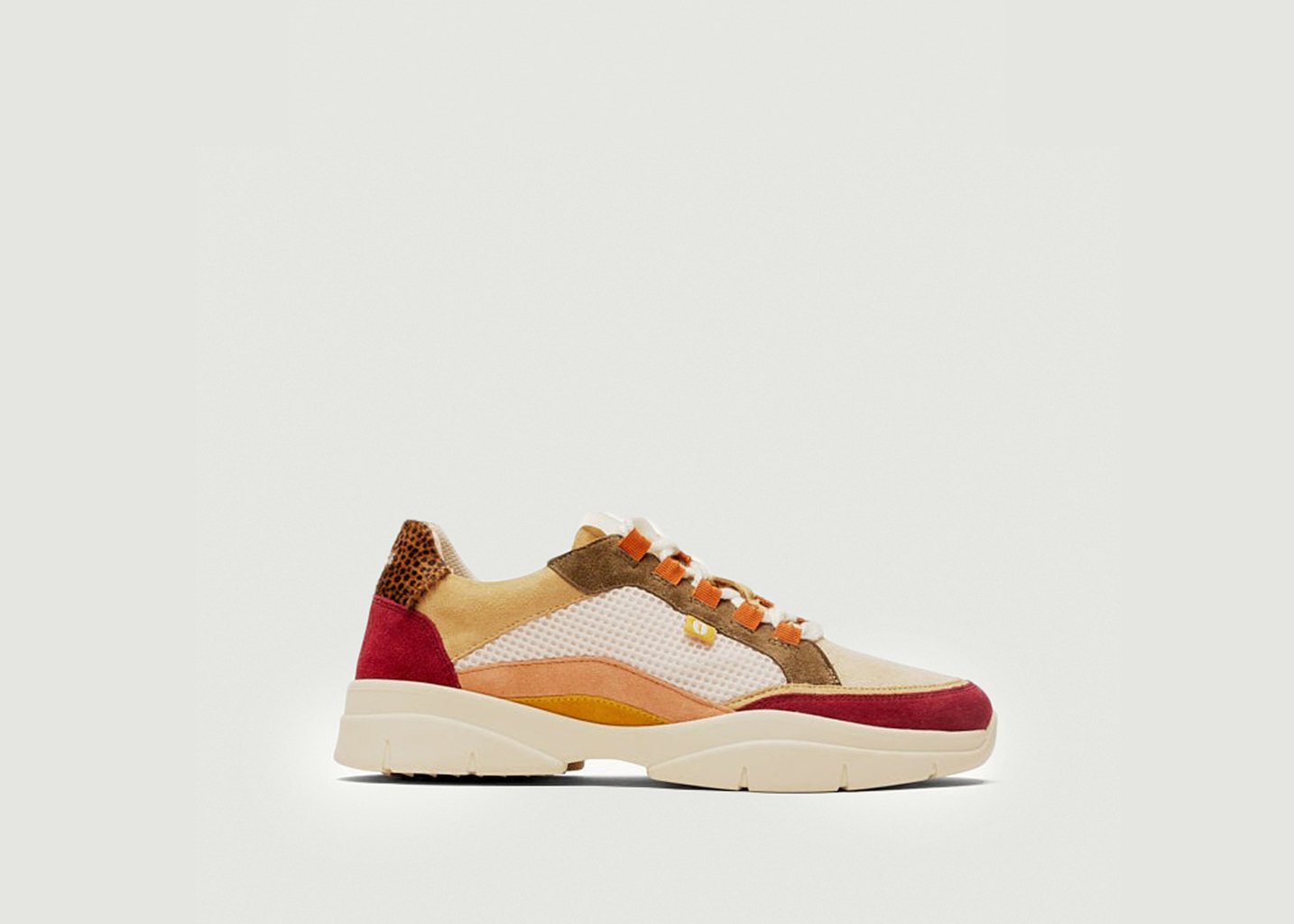 l'exception Baskets basses Laura Multicolore Odaje ex M.Moustache