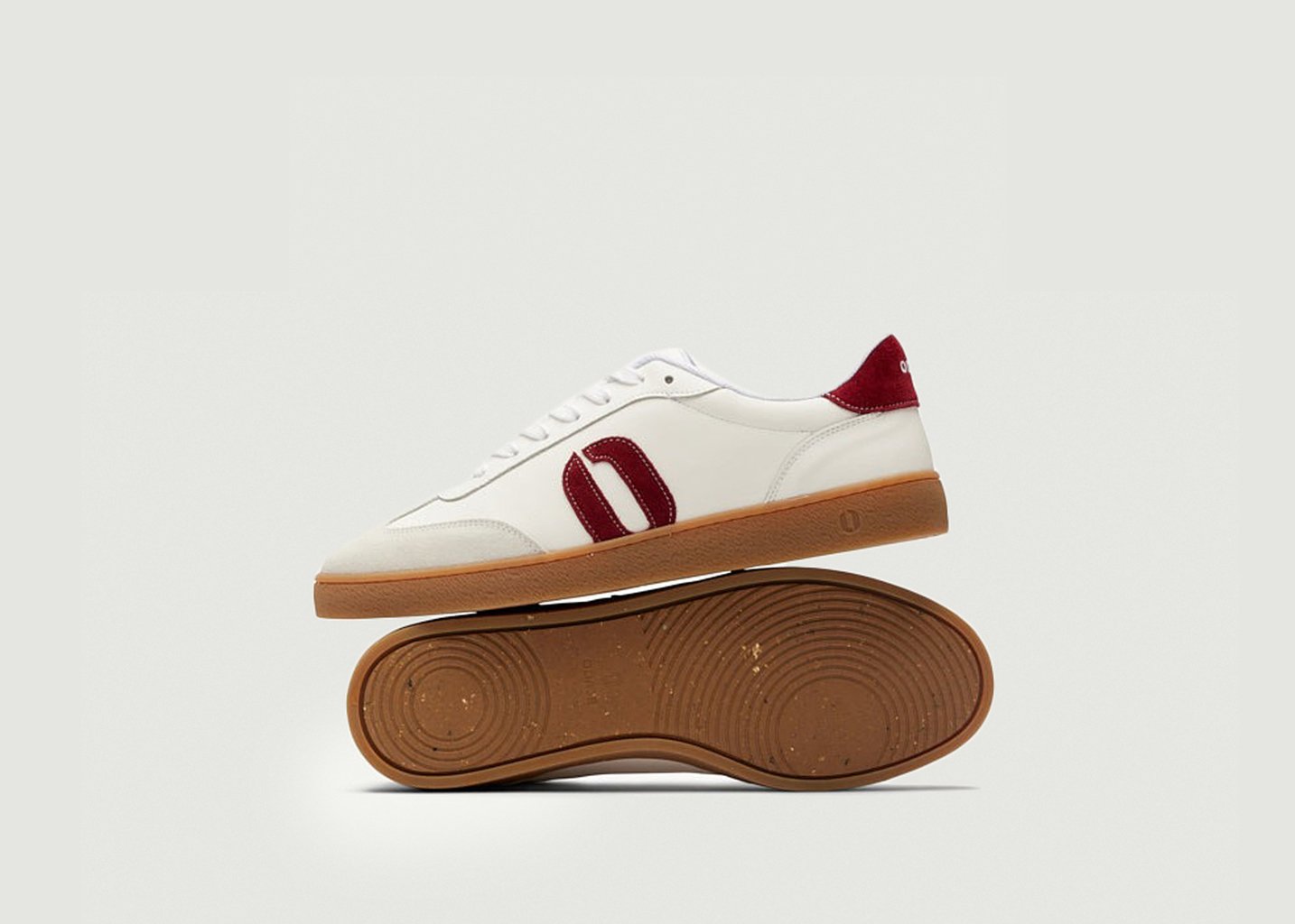 L'exception Baskets Basses Lucia Blanc Odaje Ex M.Moustache