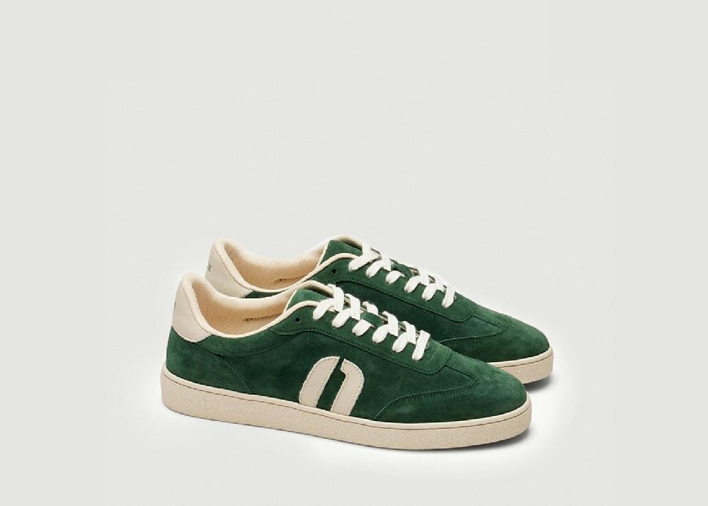 L'exception Baskets Basses Lucia Vert Sapin Odaje Ex M.Moustache