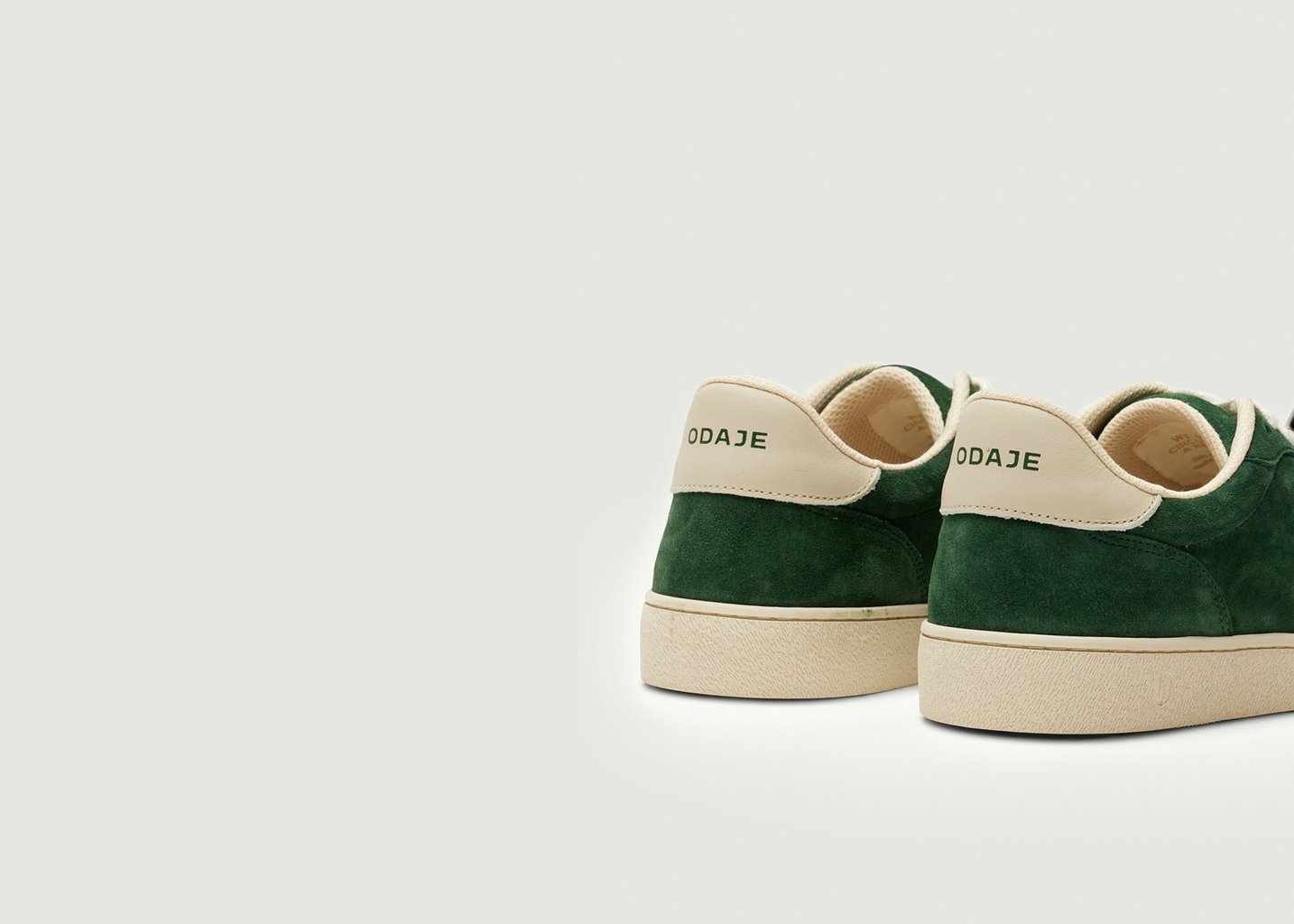 L'exception Baskets Basses Lucia Vert Sapin Odaje Ex M.Moustache