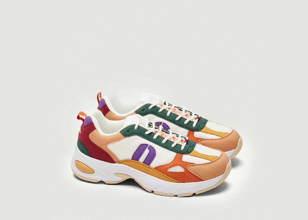 L'exception Baskets Basses Maé Multicolore Odaje Ex M.Moustache