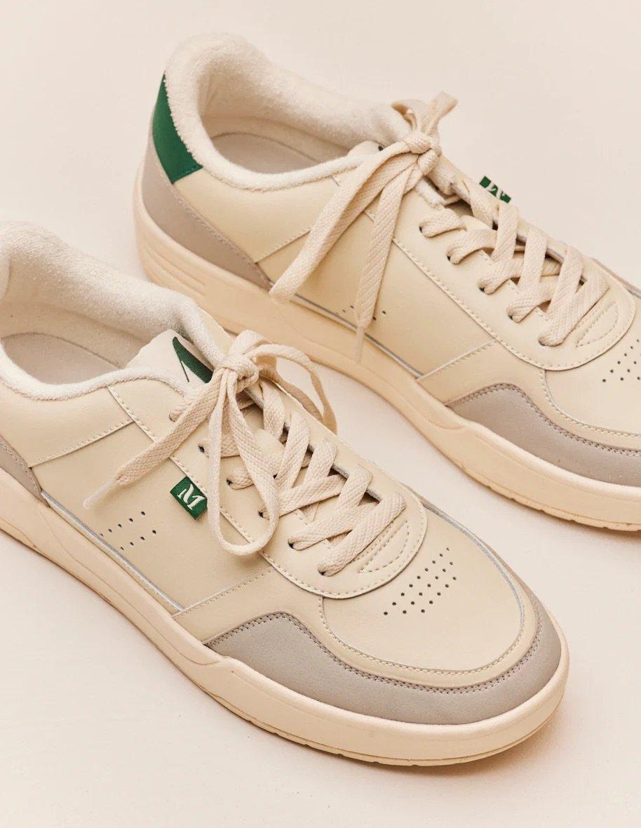 L'exception Baskets Basses Mael Blanc Odaje Ex M.Moustache