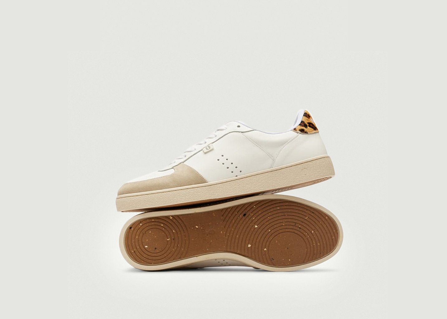 L'exception Baskets Basses Marie Blanc Odaje Ex M.Moustache