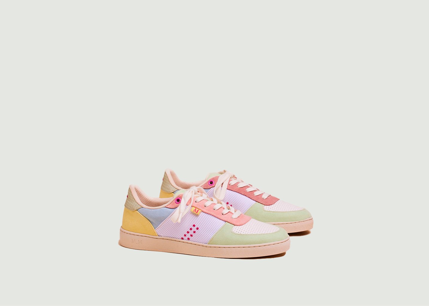 L'exception Baskets Basses Marie Multicolore Odaje Ex M.Moustache