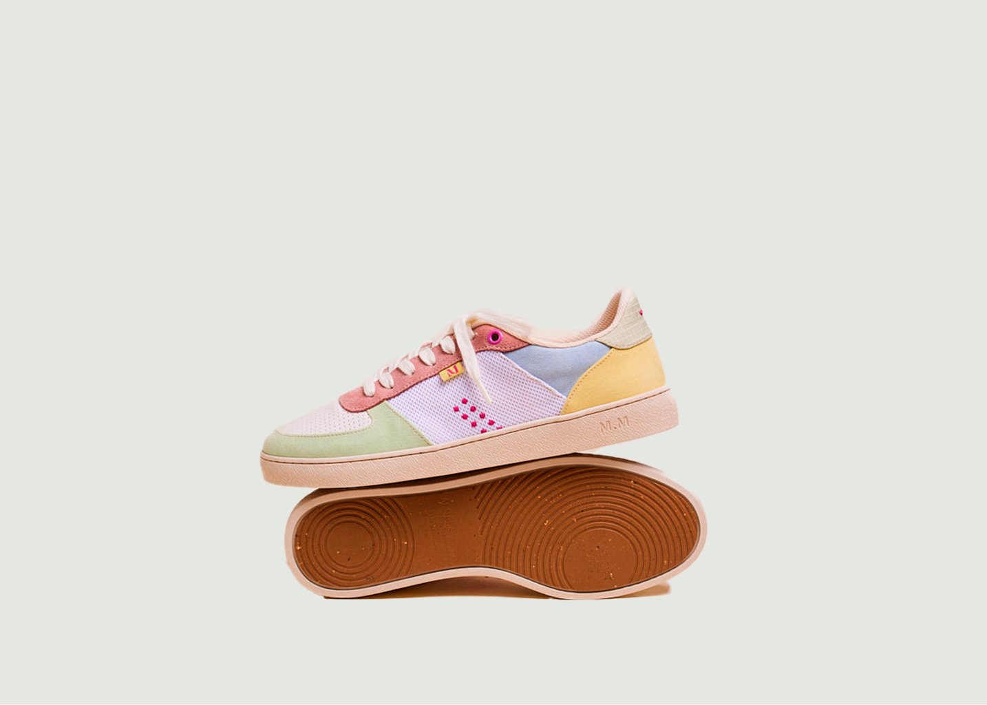 L'exception Baskets Basses Marie Multicolore Odaje Ex M.Moustache