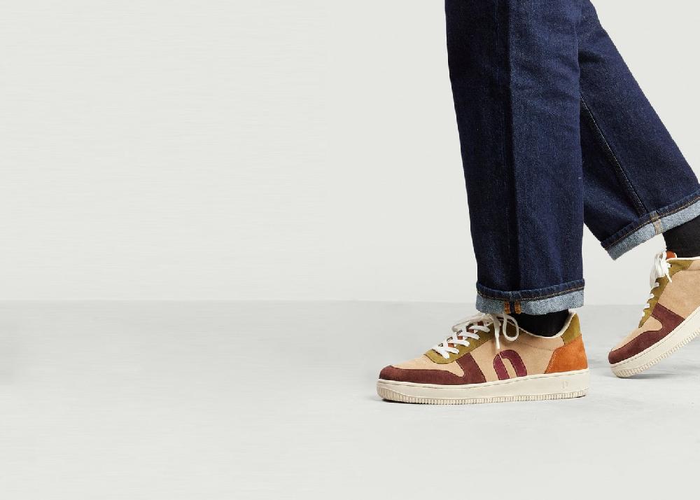 L'exception Baskets Basses Matthieu Multicolore Odaje Ex M.Moustache