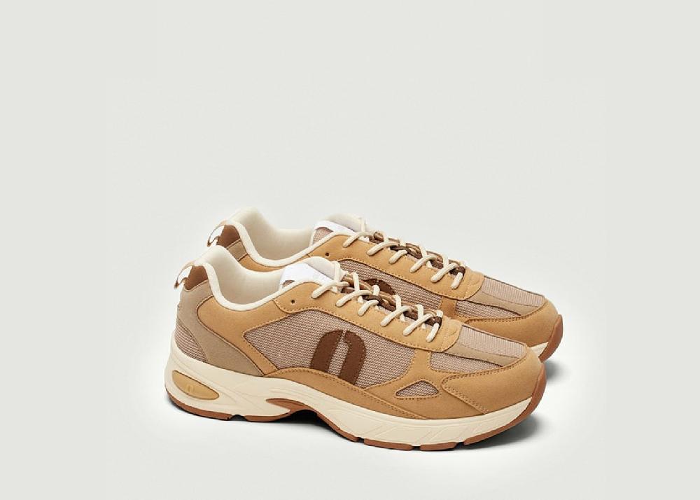 L'exception Baskets Basses Max Beige Odaje Ex M.Moustache