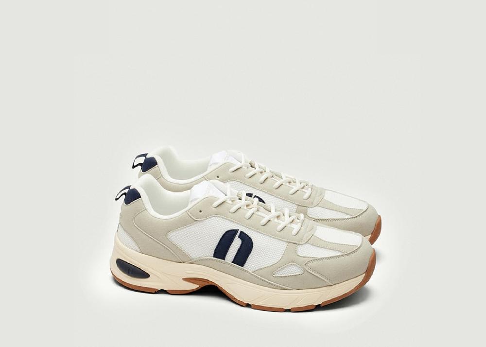 L'exception Baskets Basses Max Blanc Odaje Ex M.Moustache