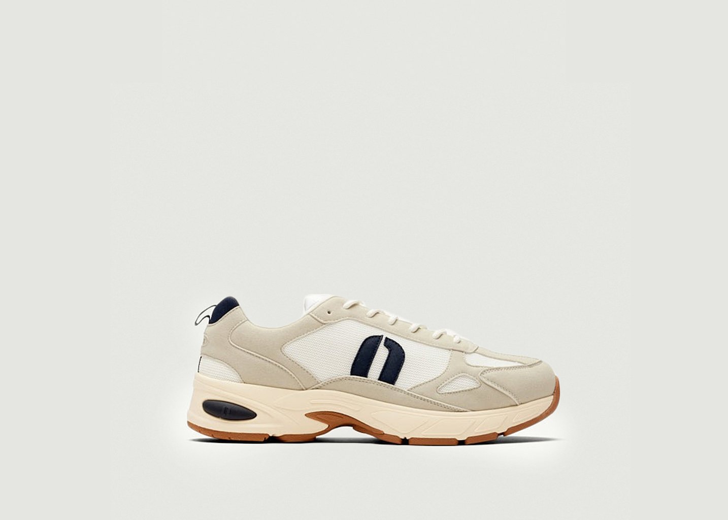 l'exception Baskets basses Max Blanc Odaje ex M.Moustache