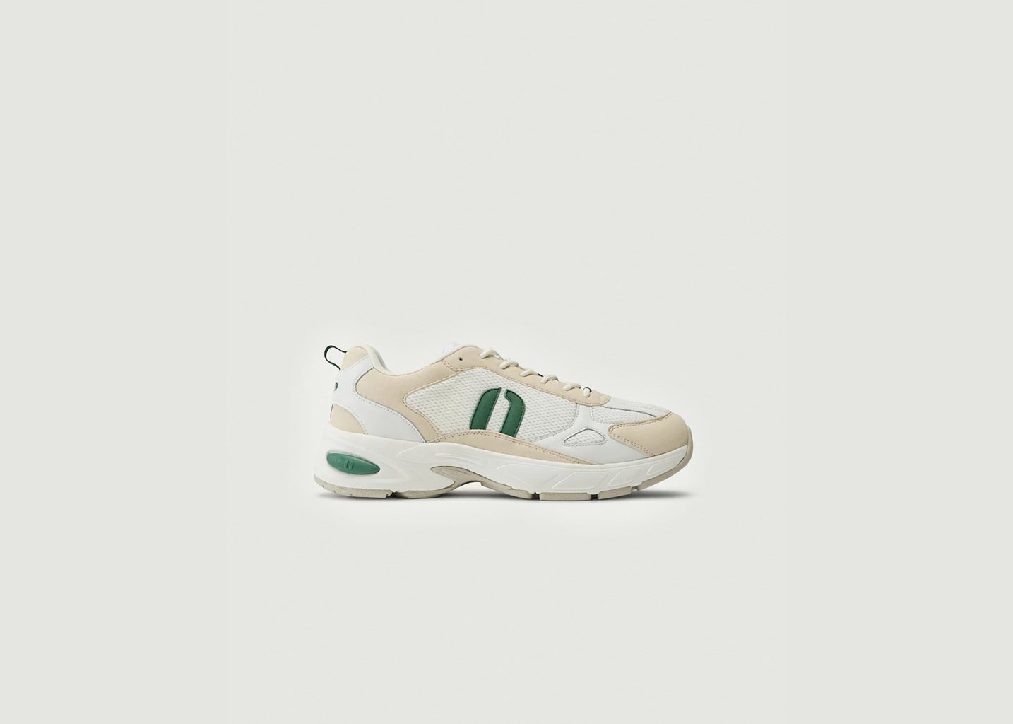 l'exception Baskets Basses Max Blanc Odaje ex M.Moustache