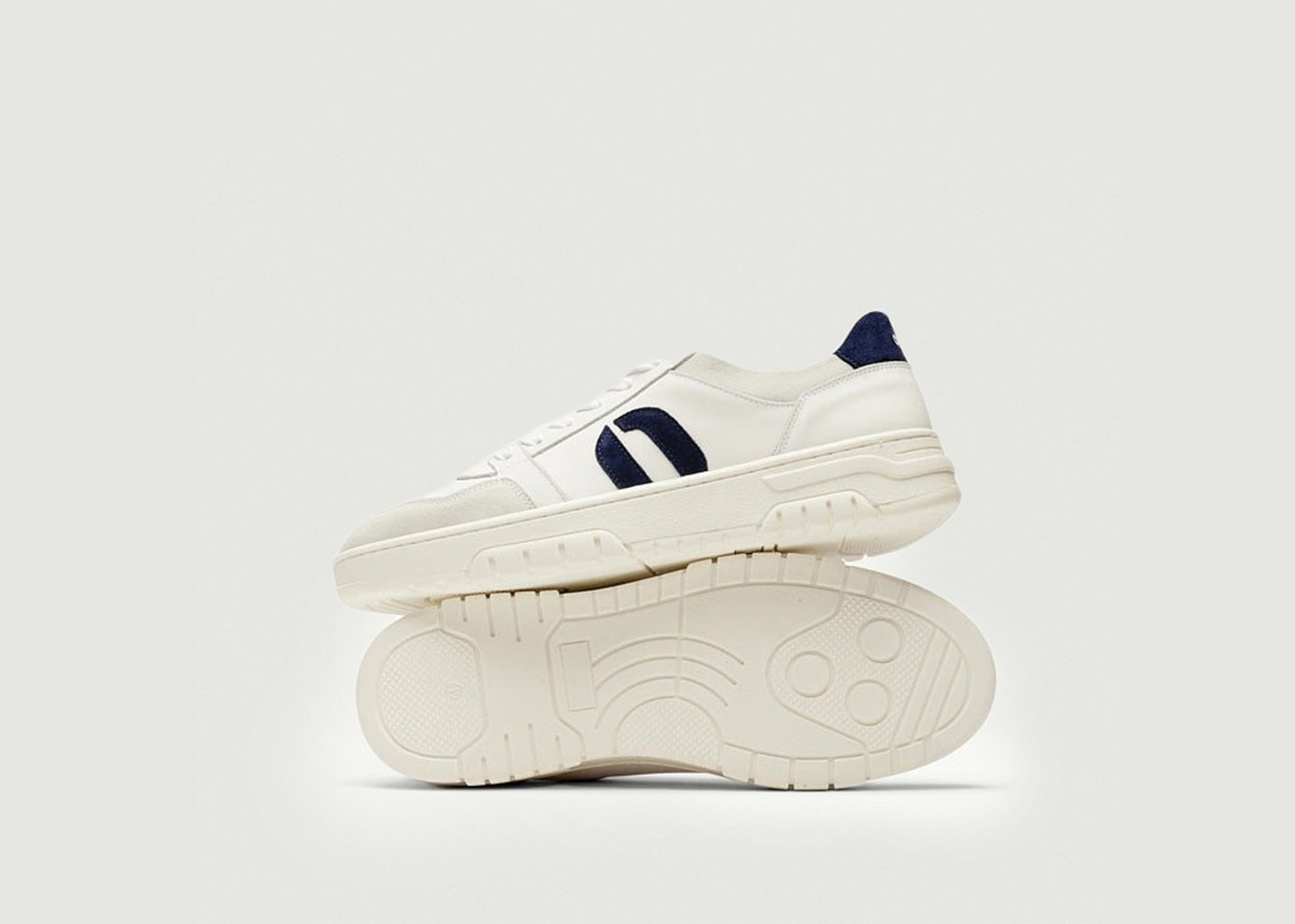 L'exception Baskets Basses Nino Blanc Odaje Ex M.Moustache