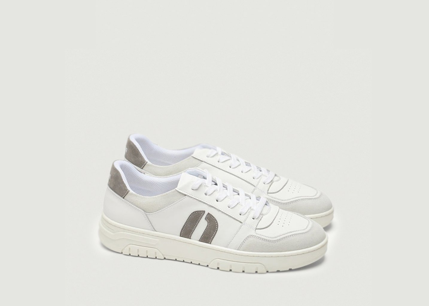 L'exception Baskets Basses Nino Blanc Odaje Ex M.Moustache
