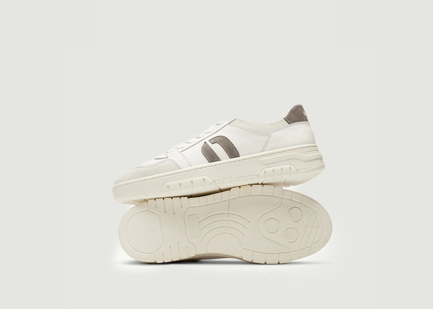 L'exception Baskets Basses Nino Blanc Odaje Ex M.Moustache