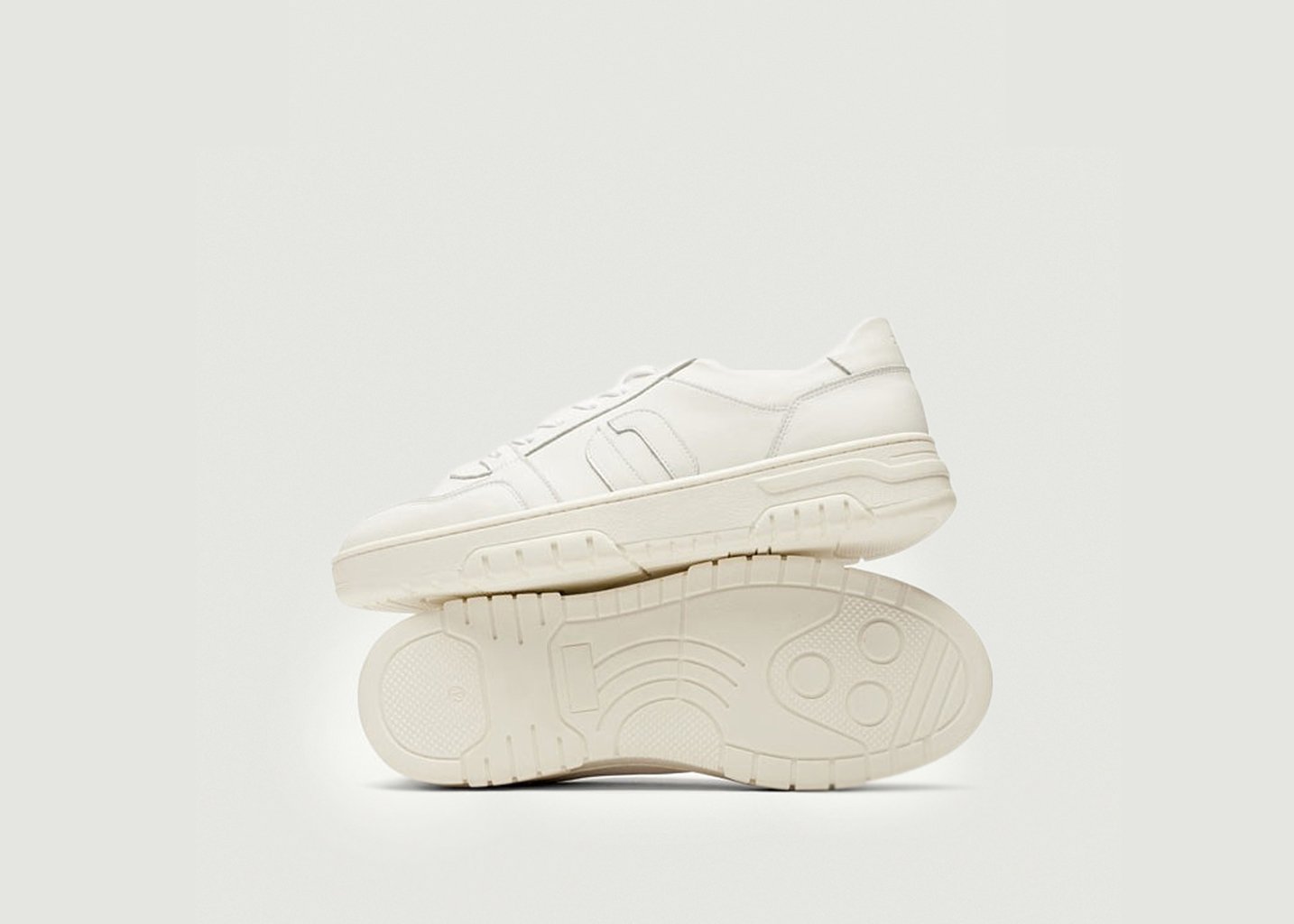 L'exception Baskets Basses Nino Blanc Odaje Ex M.Moustache