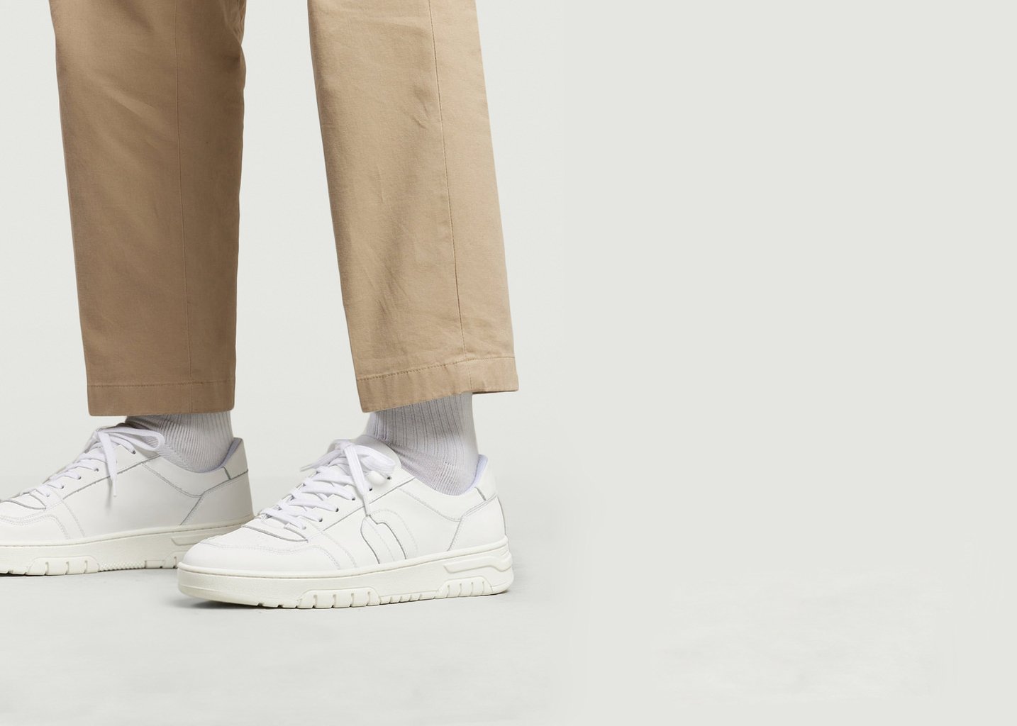 L'exception Baskets Basses Nino Blanc Odaje Ex M.Moustache