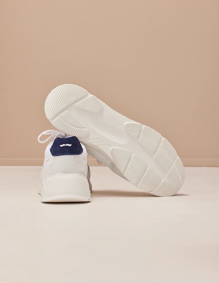 L'exception Baskets Basses Stanislas Blanc Odaje Ex M.Moustache