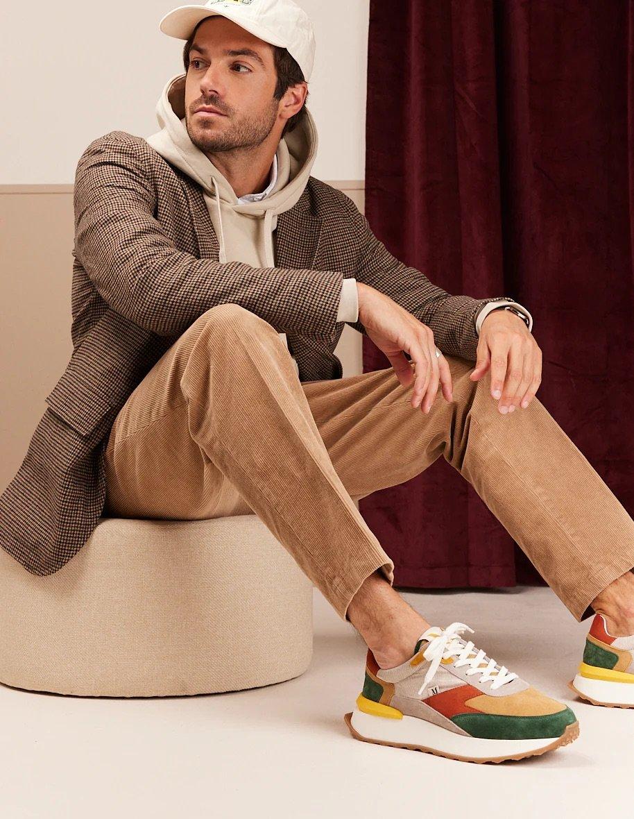 L'exception Baskets Basses Yael Multicolore Odaje Ex M.Moustache