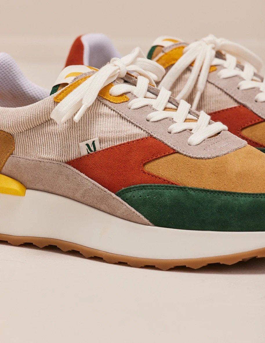 L'exception Baskets Basses Yael Multicolore Odaje Ex M.Moustache