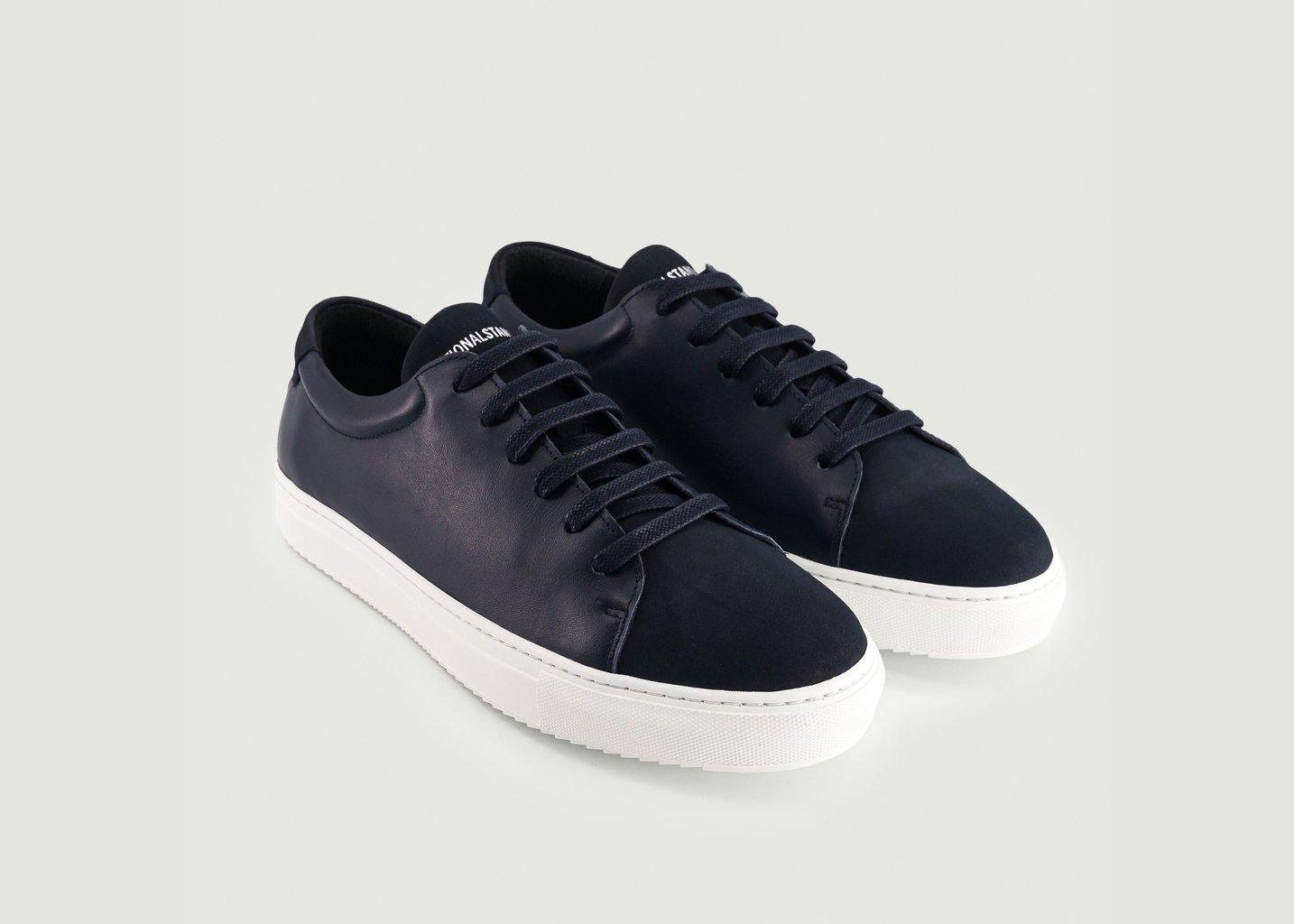 L'exception Baskets Edition 3 Nubuck Bleu Marine National Standard