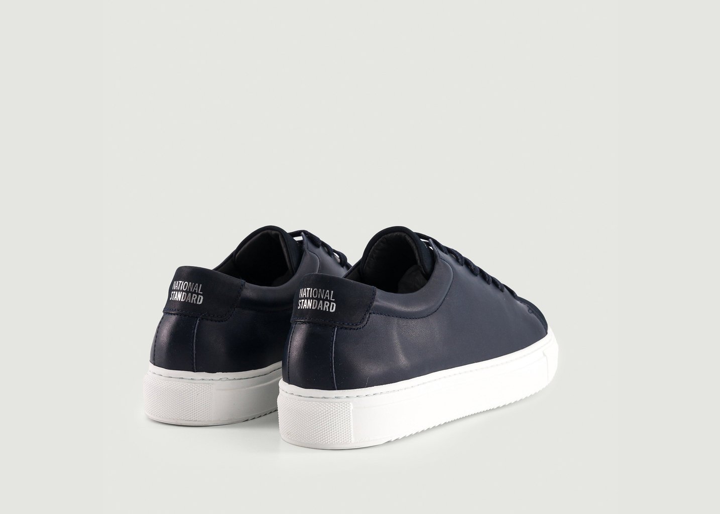 L'exception Baskets Edition 3 Nubuck Bleu Marine National Standard