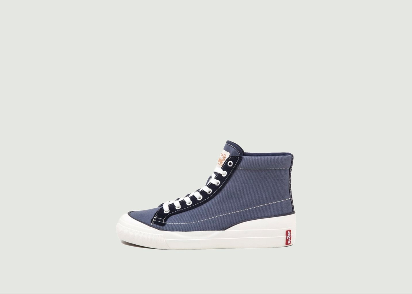 L'exception Baskets Montantes LS1 High Bleu Marine Levi's Made And Crafted