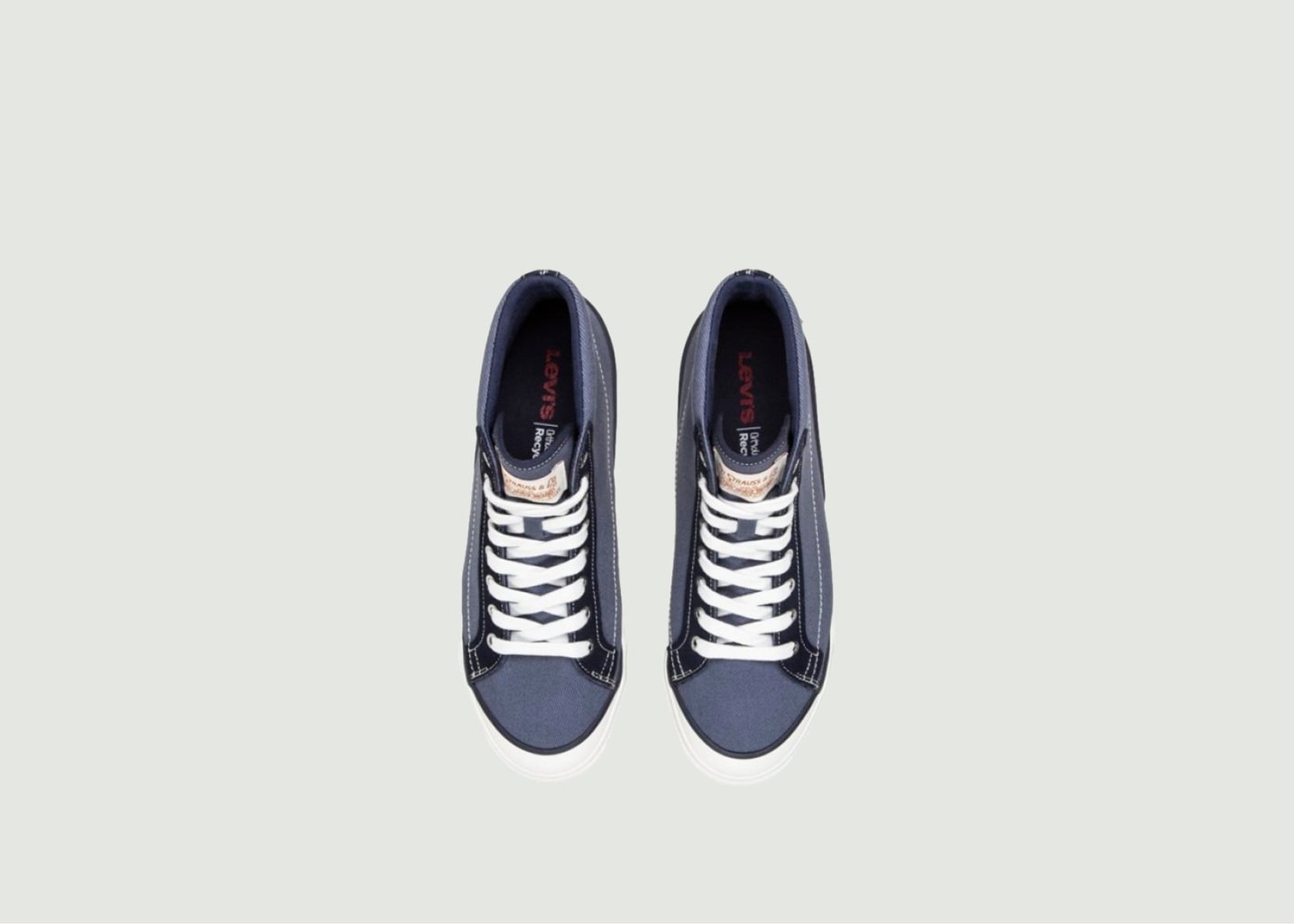 L'exception Baskets Montantes LS1 High Bleu Marine Levi's Made And Crafted