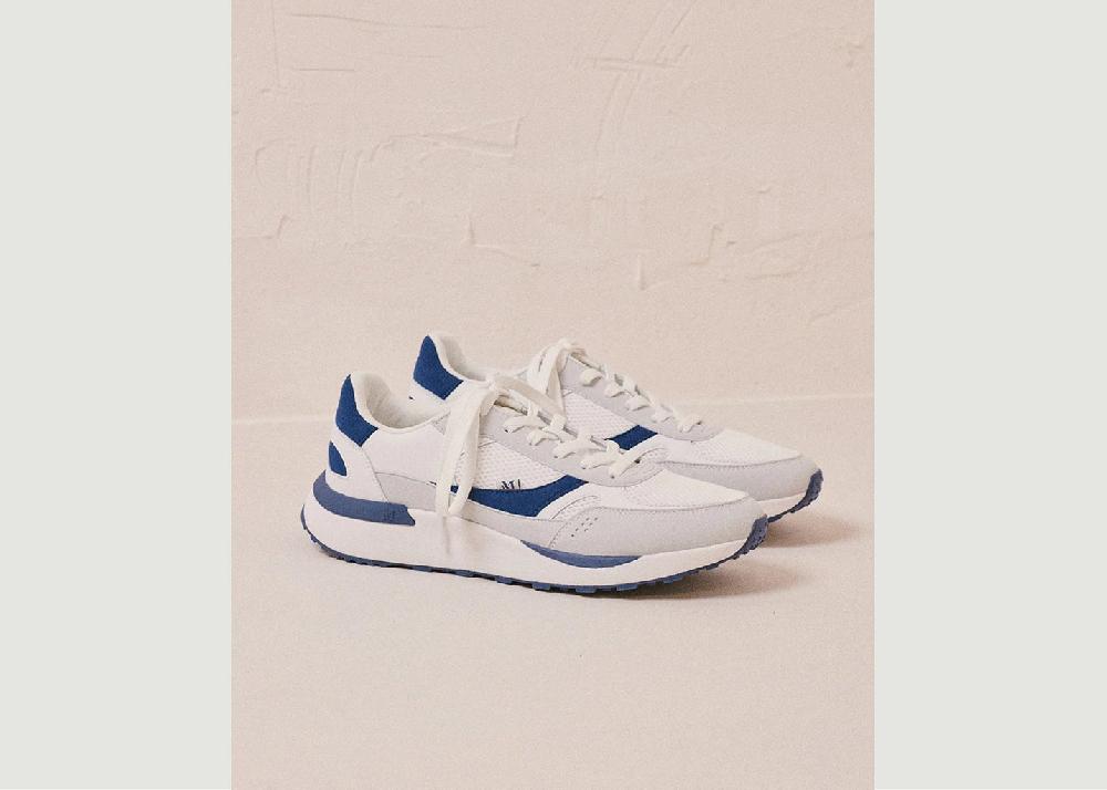 l'exception Baskets running Anael Bleu Odaje ex M.Moustache