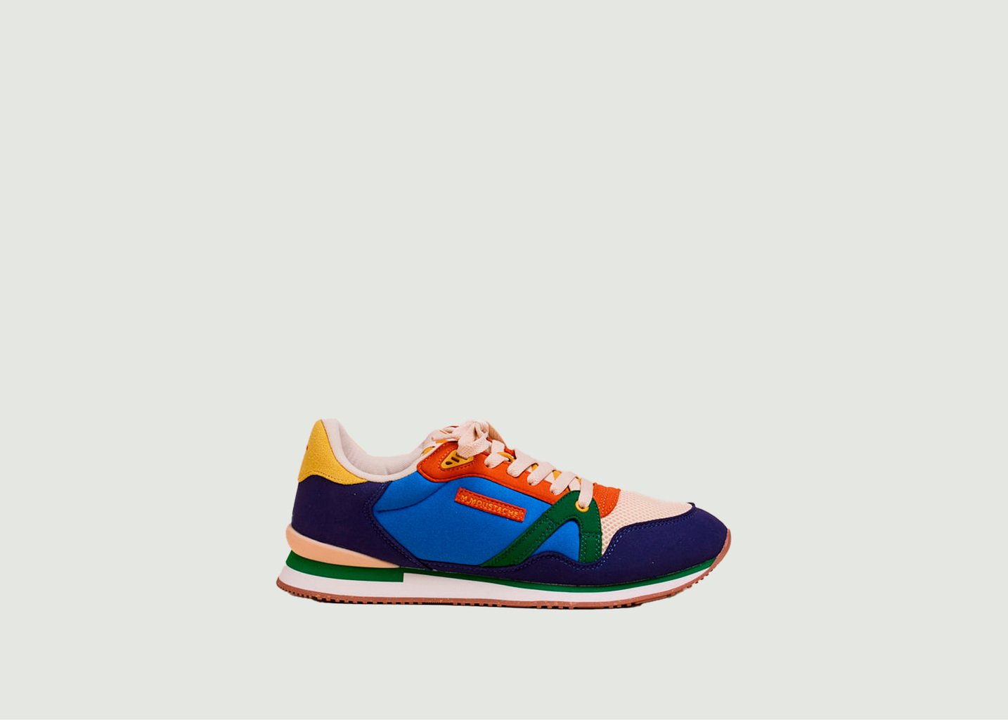 l'exception Baskets Running André Bleu Marine Odaje ex M.Moustache
