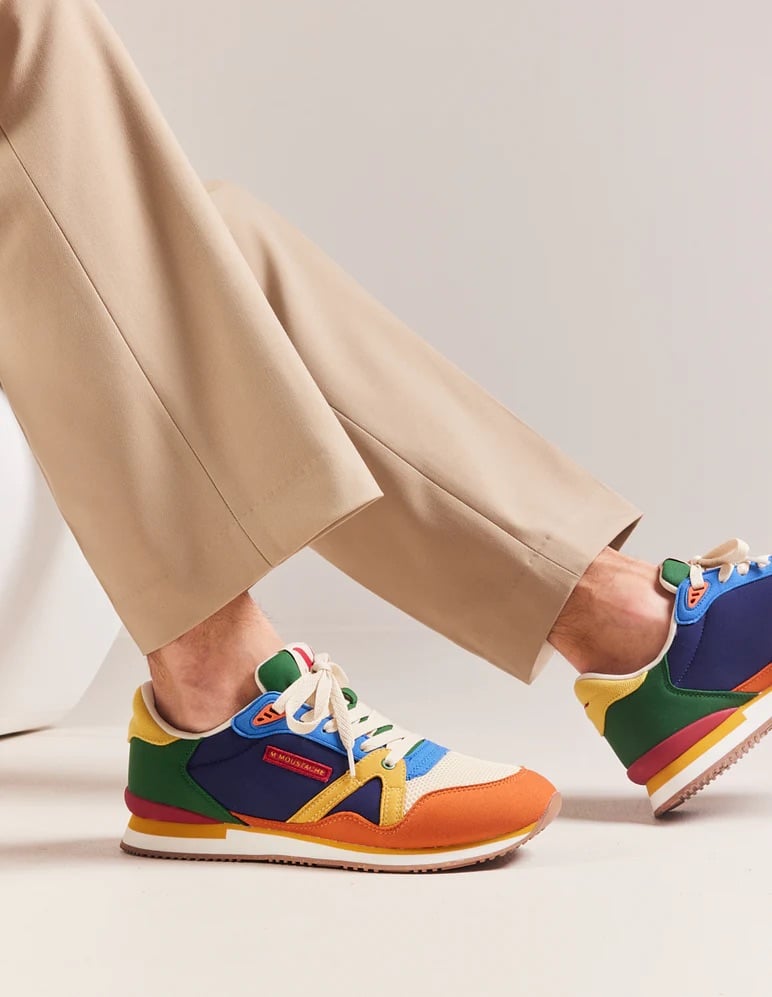 L'exception Baskets Running André Corail Odaje Ex M.Moustache