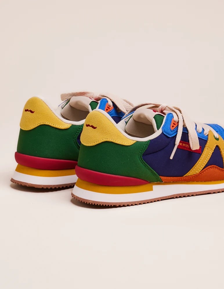 L'exception Baskets Running André Corail Odaje Ex M.Moustache