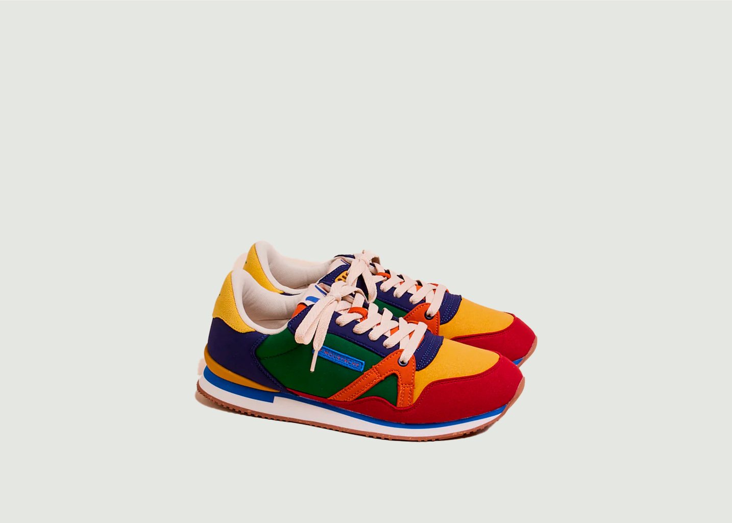 L'exception Baskets Running André Multicolore Odaje Ex M.Moustache