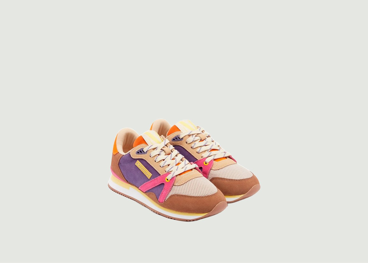 L'exception Baskets Running Andrée Vegan Multicolore Odaje Ex M.Moustache