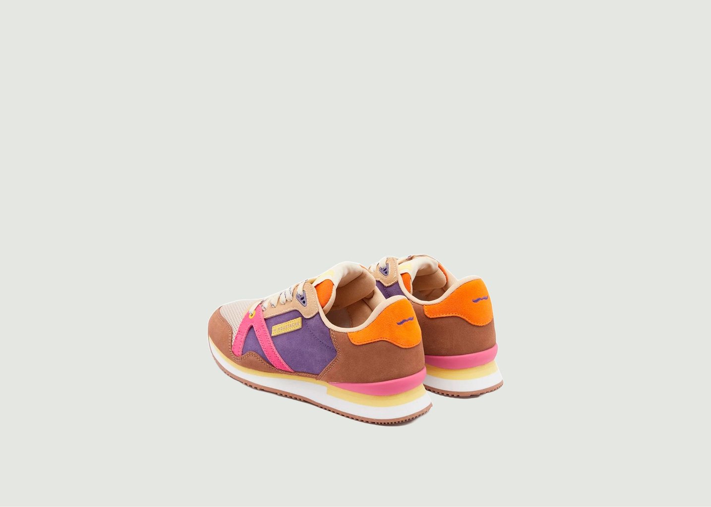 L'exception Baskets Running Andrée Vegan Multicolore Odaje Ex M.Moustache