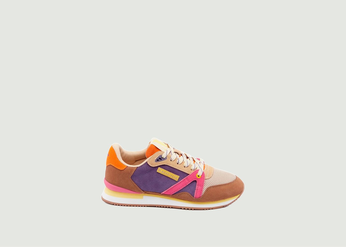 l'exception Baskets running Andrée vegan Multicolore Odaje ex M.Moustache