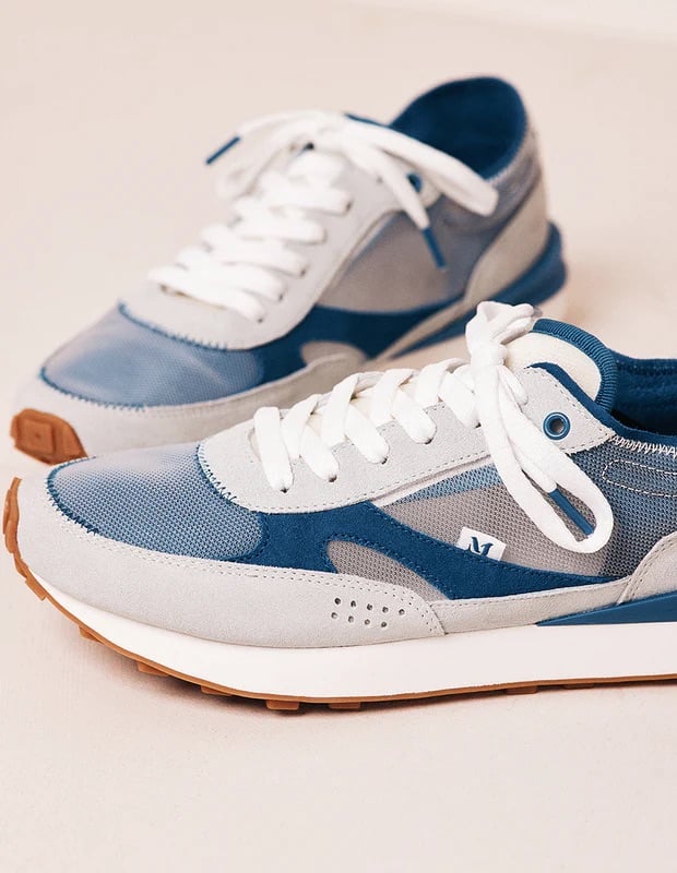 L'exception Baskets Running Denis Bleu Odaje Ex M.Moustache