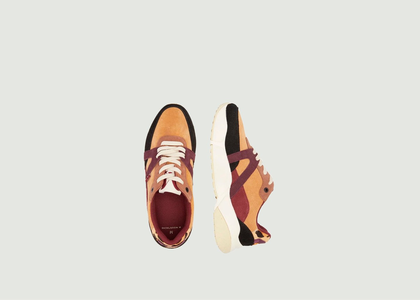 L'exception Baskets Running Lison Multicolore Odaje Ex M.Moustache