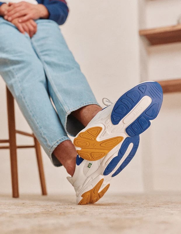 L'exception Baskets Running Nathanael Blanc Odaje Ex M.Moustache