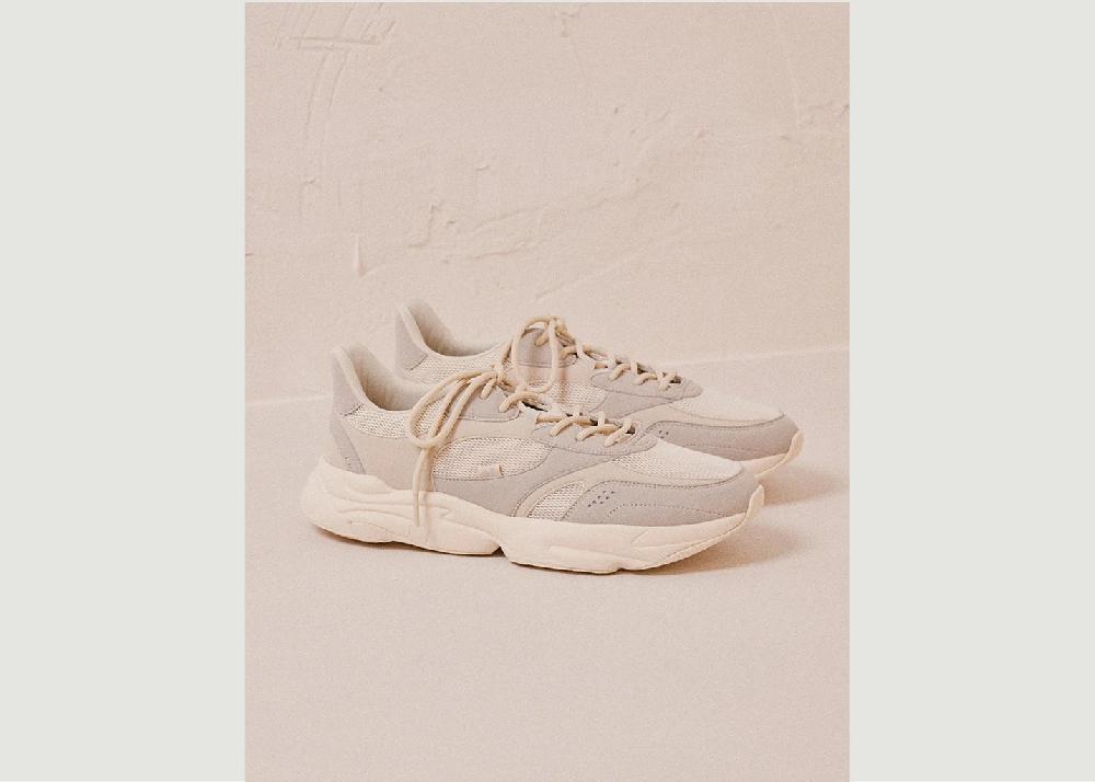l'exception Baskets running Nathanael Crème Odaje ex M.Moustache