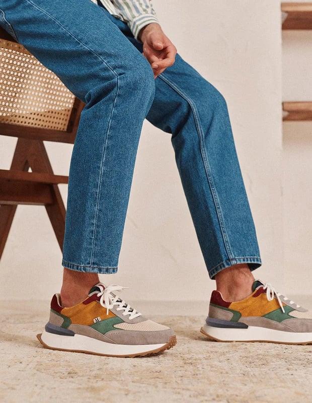 L'exception Baskets Running Yael Multicolore Odaje Ex M.Moustache